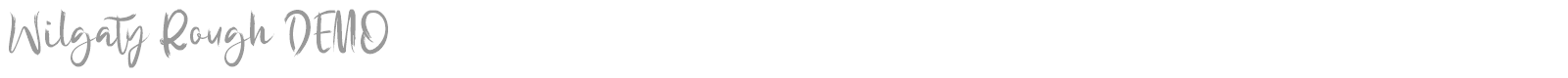Wilgaty Rough font preview